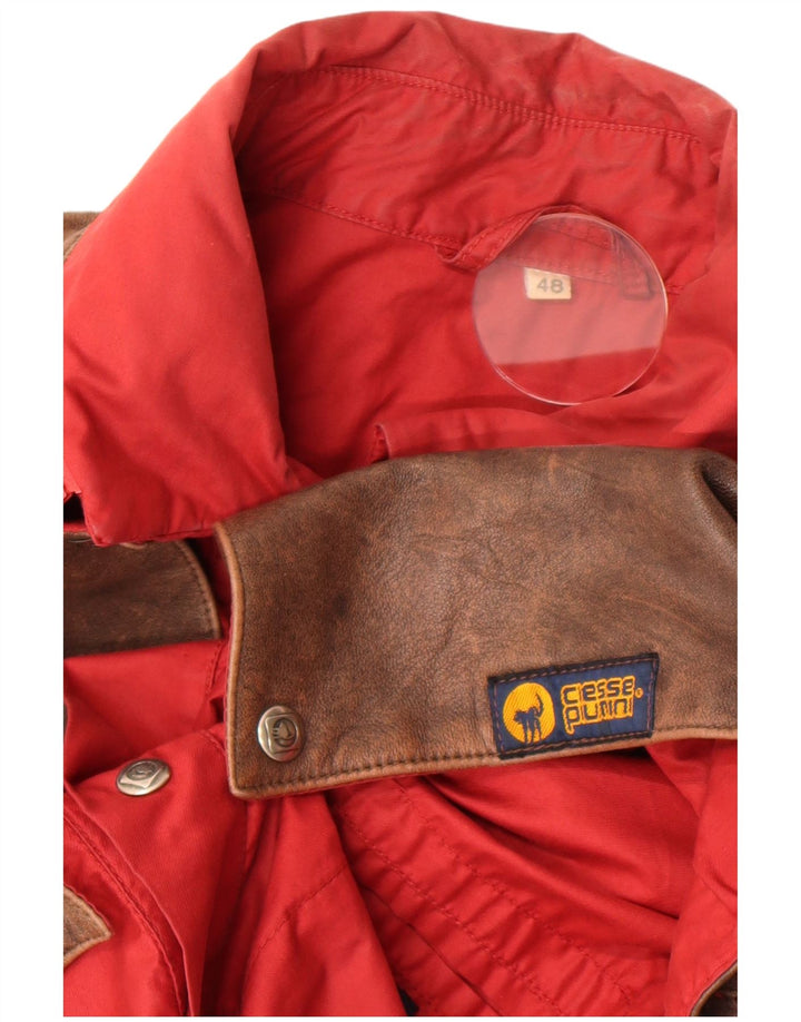 Ciesse Piumini Chaqueta Bomber Hombre IT 48 Small Rojo Algodón