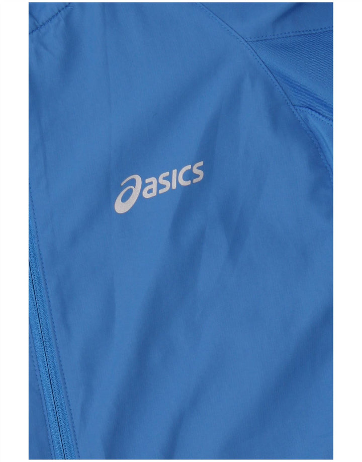 Asics - Chaqueta de chándal para mujer, talla 8, color azul