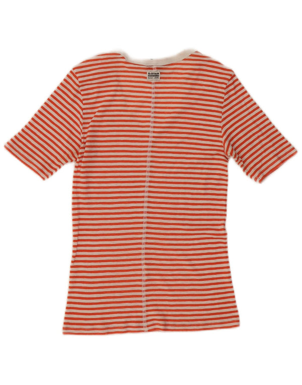 G-Star Camiseta para mujer Top UK 4 XS Rojo Rayas