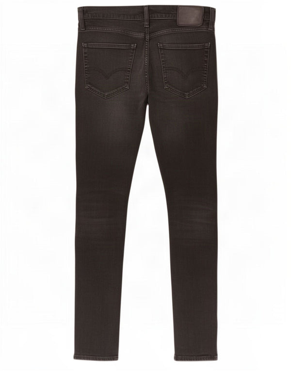 Levi's Hombre 512 Slim Tapered Jeans W32 L31 Algodón Negro