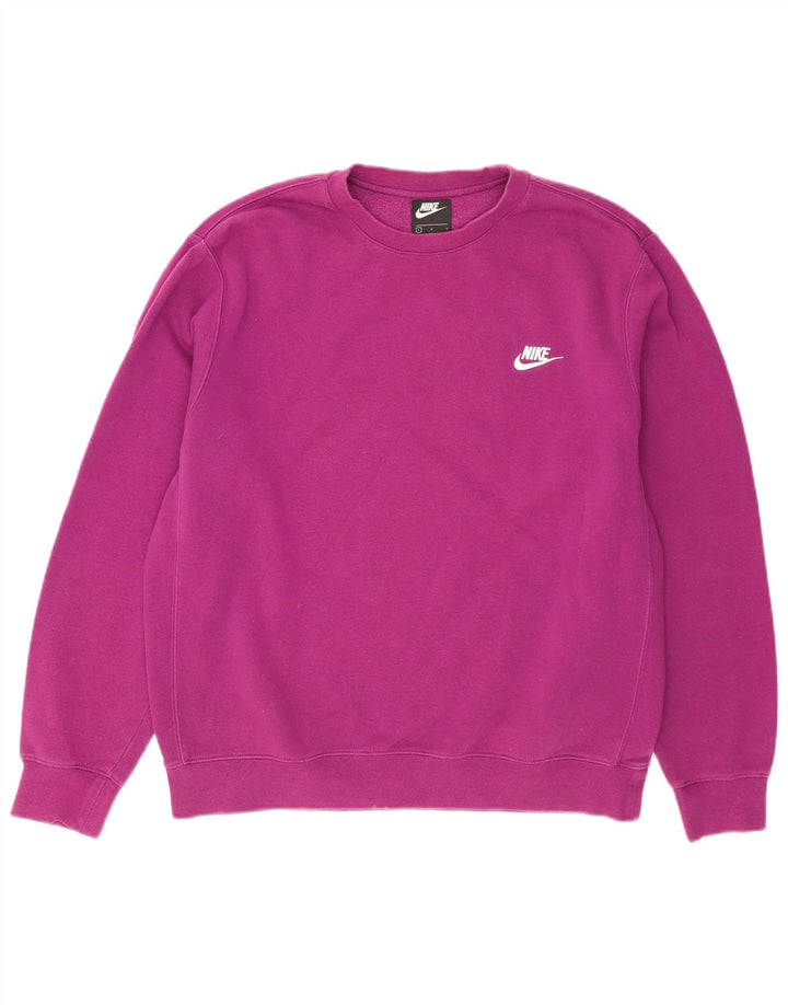 Nike Sudadera Jumper para Hombre Grande Rosa Algodón