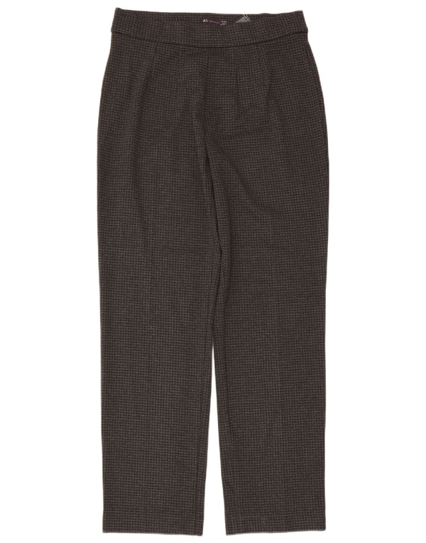 Marks & Spencer Pantalones Casuales para Mujer UK 12 Medium W30 L29 Gris