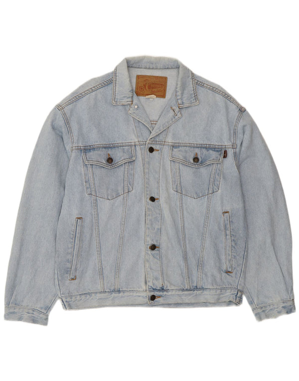 Casucci Chaqueta vaquera para hombre UK 40 Grande Algodón azul