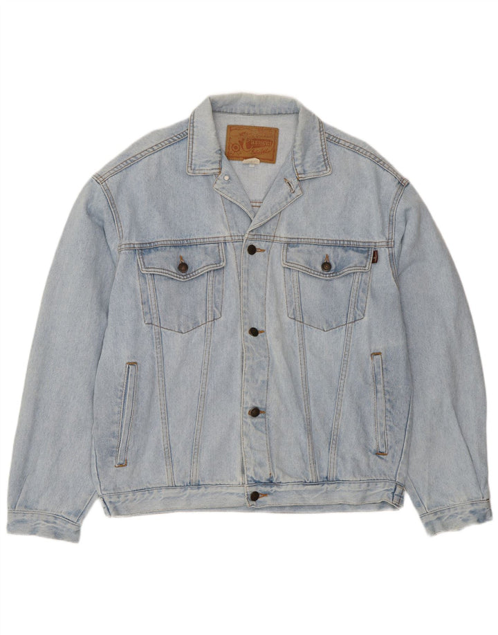 Casucci Chaqueta vaquera para hombre UK 40 Grande Algodón azul