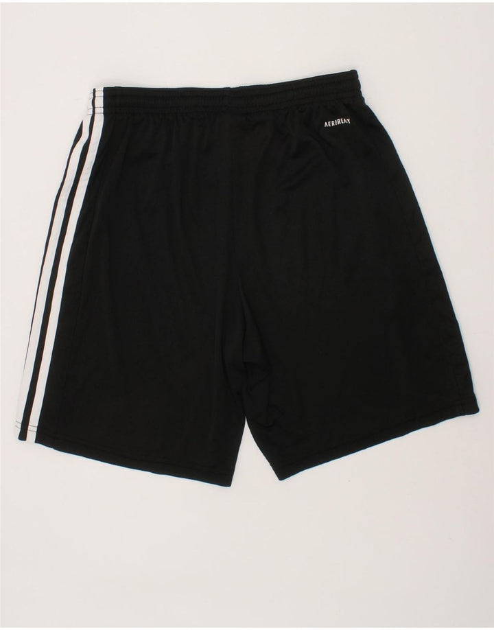 ADIDAS Boys Sport Shorts 14-15 Years  Black Polyester Vintage Adidas and Second-Hand Adidas from Messina Hembry 