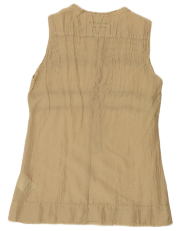 Henry Cottons Top tipo túnica sin mangas para mujer IT 44 Algodón beige medio