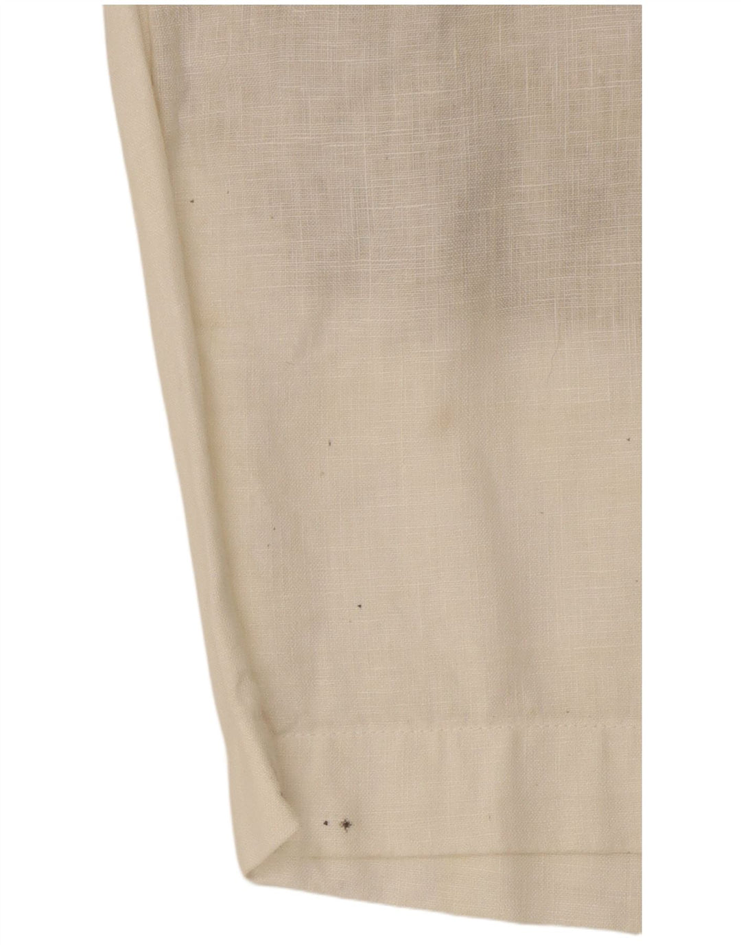 Zara Mujer Chino Shorts Small W30 Lino Blanco