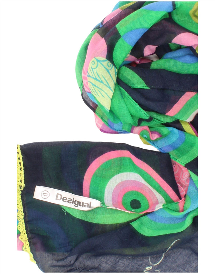 Desigual Bufanda Rectángulo Talla Única Multicolor Bohemio