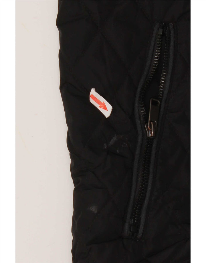 Zara Hombre Chaleco Acolchado UK 42 XL Negro