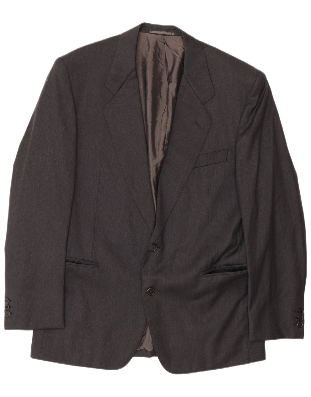 Gianfranco Ferre Chaqueta tipo blazer de 2 botones para hombre IT 50 Lana gris grande