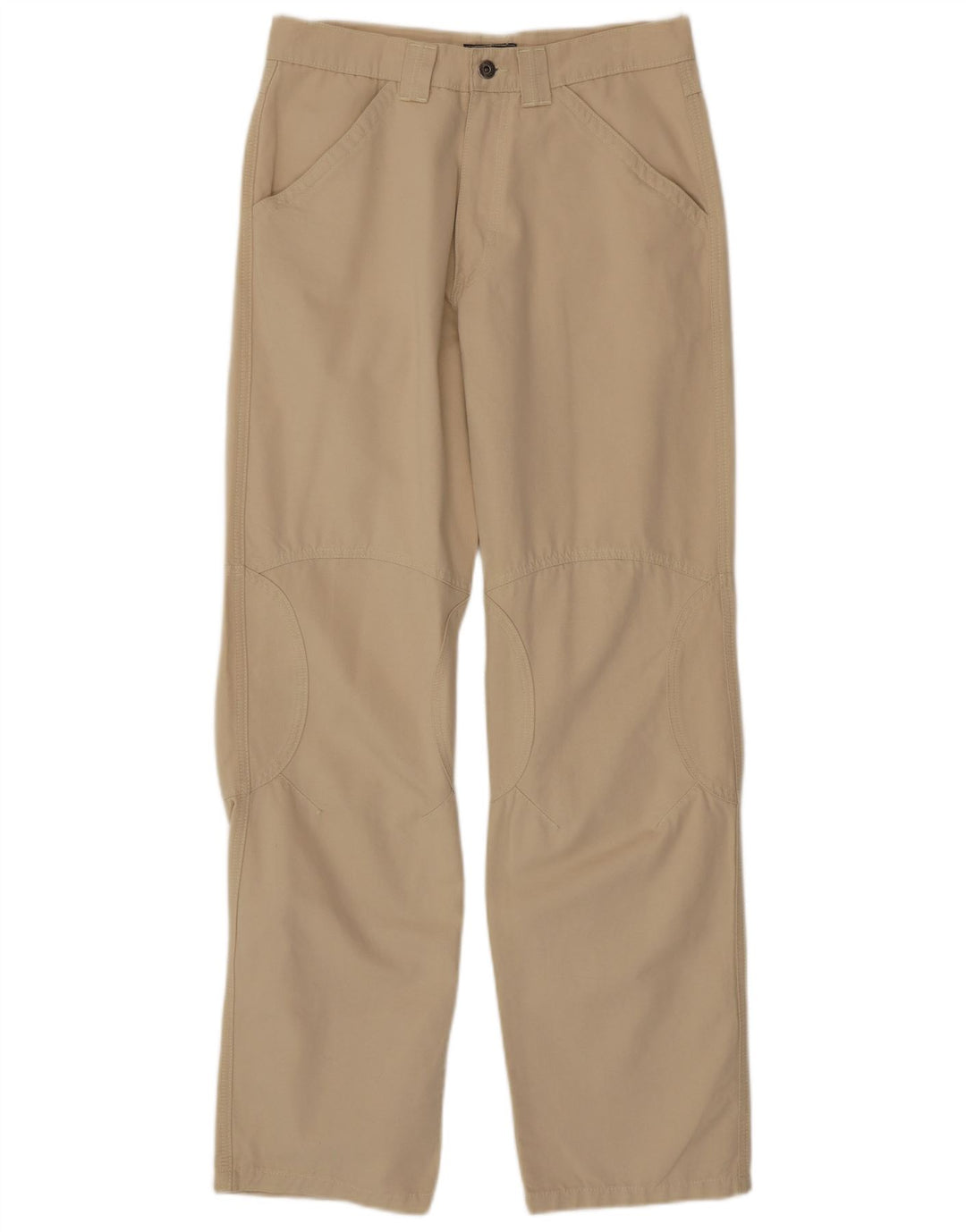 Tom Tompson Pantalones chinos rectos para hombre mediano W32 L33 algodón beige