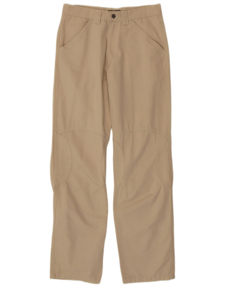 Tom Tompson Pantalones chinos rectos para hombre mediano W32 L33 algodón beige
