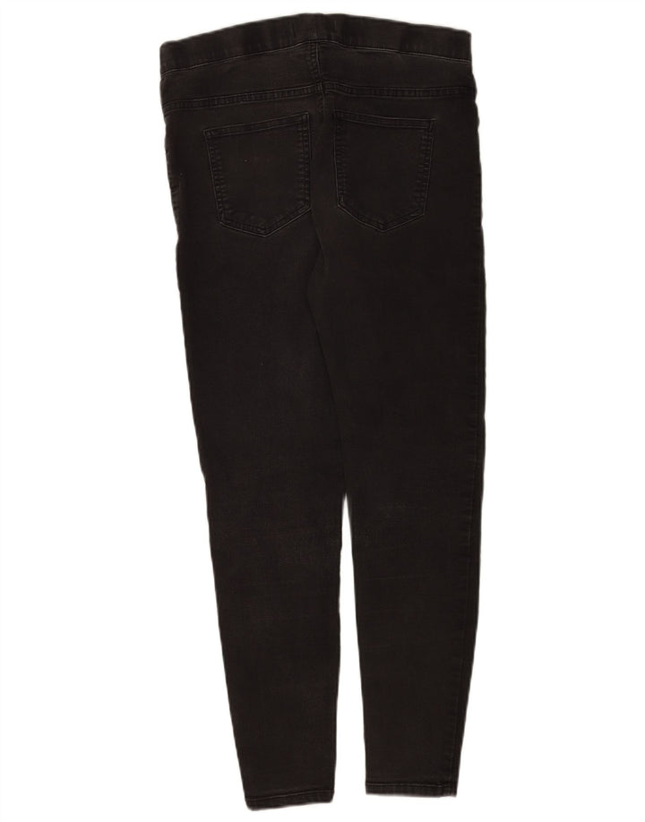 Marks & Spencer Jeans Jegging para Mujer UK 12 Medium W30 L35 Algodón Negro