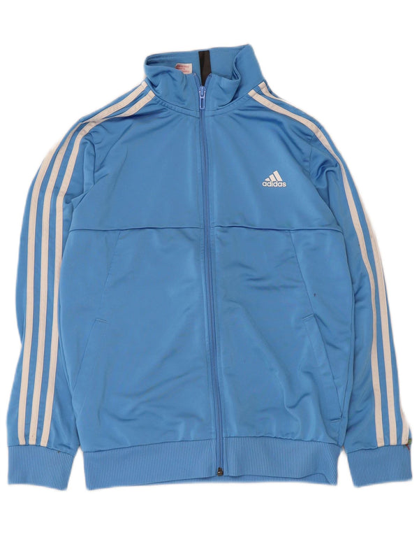 Adidas Chicos Aeroready Chándal Top Chaqueta 12-13 Años Azul Poliéster