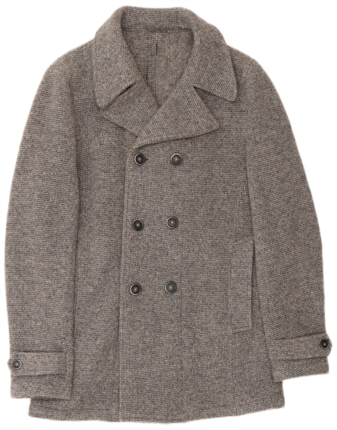 John Barritt Chaquetón de punto para hombre UK 36 Small Grey