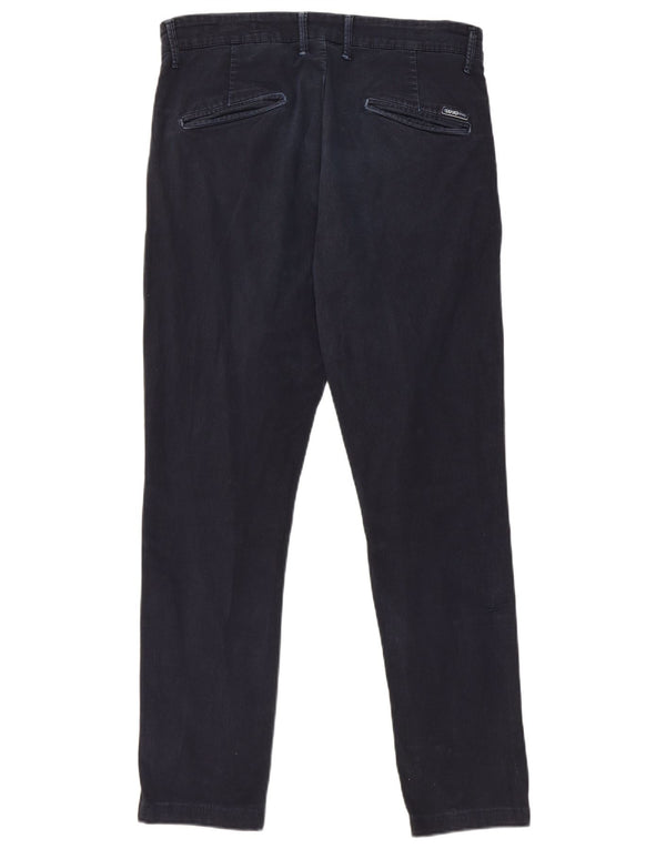 Pantalones de pana ajustados para hombre Liu Jo W32 L28 Azul marino