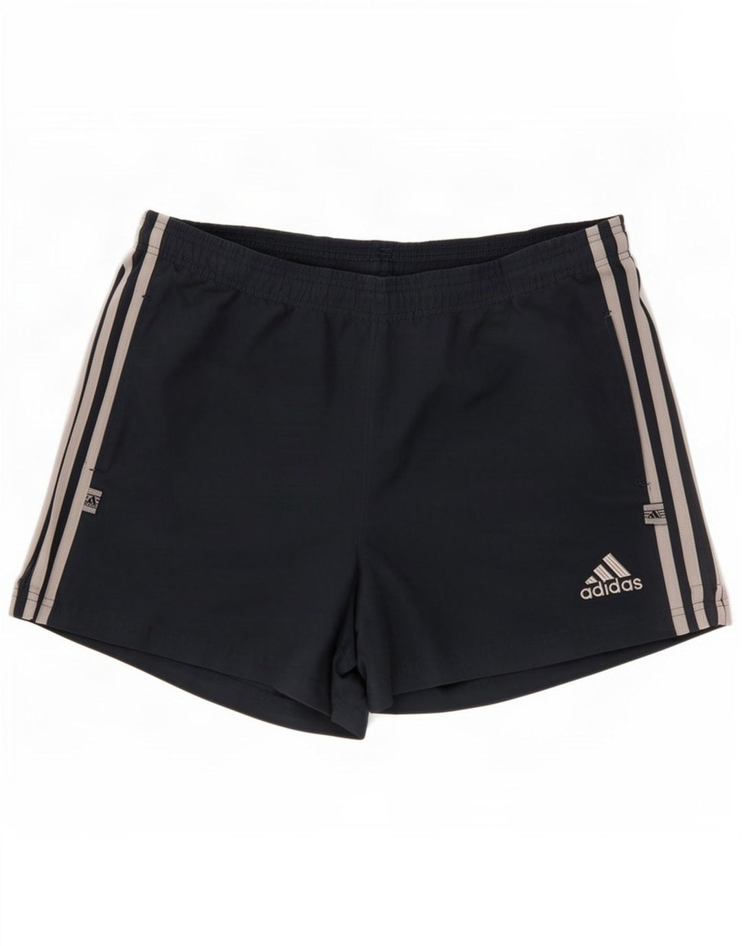 Pantalones cortos deportivos Adidas para hombre mediano azul marino policloruro