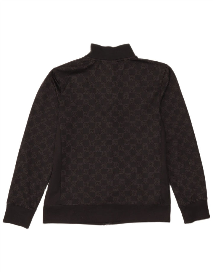 Jordan - Chaqueta de chándal gráfica para niños de 12 a 13 años, talla grande, color negro geométrico
