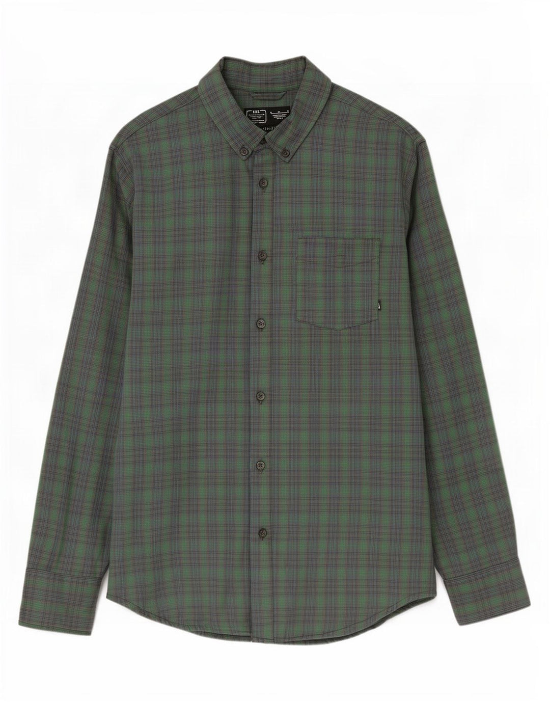 Camisa Nike Dri Fit De Algodón A Cuadros Verde Medio Para Hombre