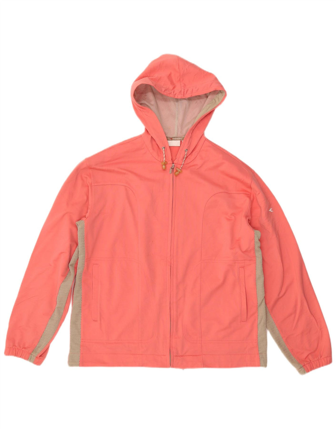 DIADORA Chaqueta de chándal con capucha para mujer, talla 40, talla grande, color rosa