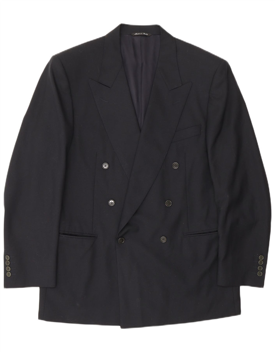 Canali Chaqueta tipo blazer Milano con doble botonadura para hombre IT 50 Grande Azul marino