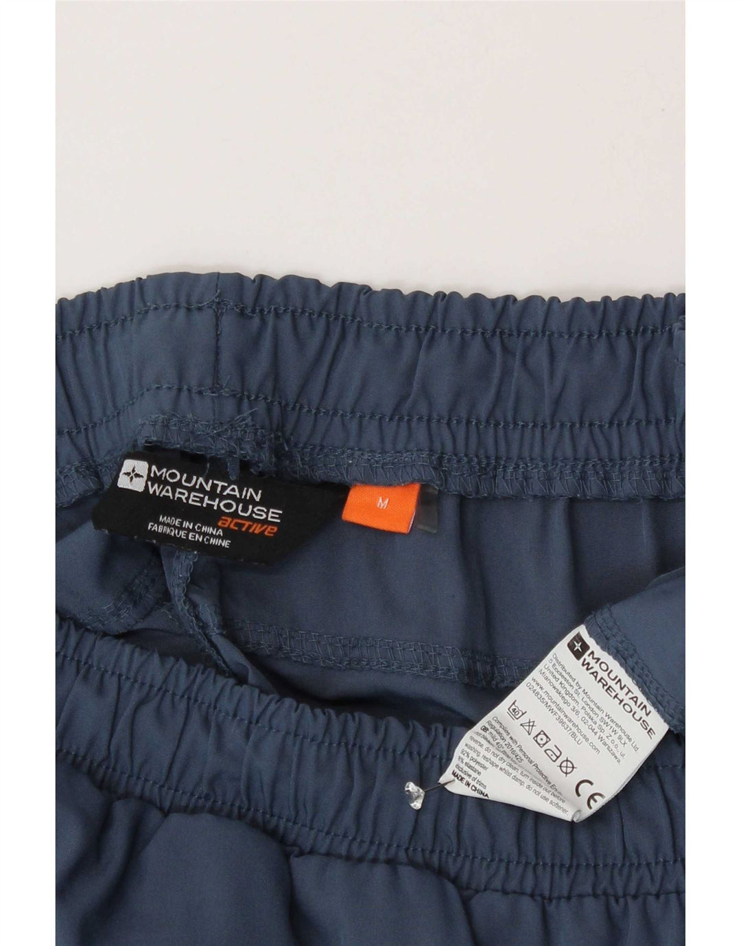 Pantalones cortos deportivos para hombre Mountain Warehouse Poliéster azul marino mediano