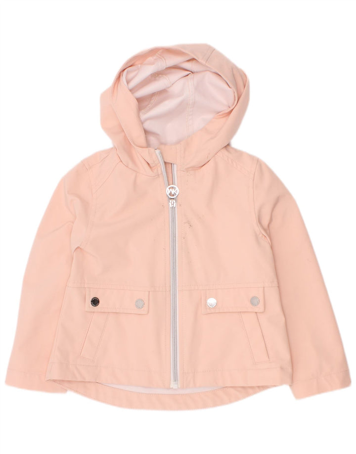 Michael Kors Chubasquero con capucha para niña 3-4 años Rosa Poliéster