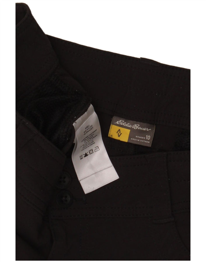 Eddie Bauer Pantalones Capri para Senderismo Cargo para Mujer US 10 Large W32 L21 Negro