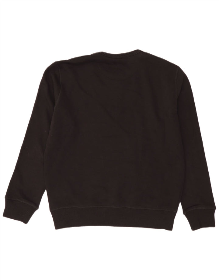 French Connection Sudadera tipo jersey para hombre, talla grande, algodón negro
