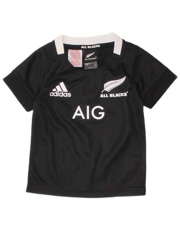 ADIDAS Baby Boys New Zealand Graphic Camiseta Top 18-24 Meses Negro