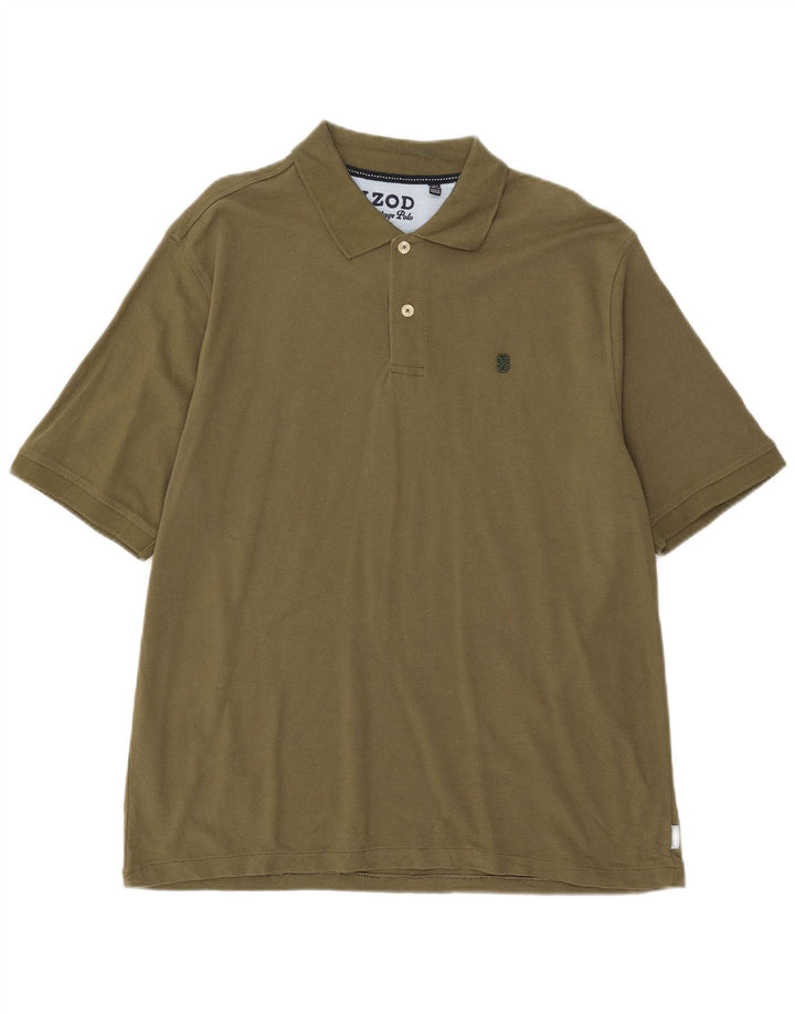 Izod Hombre Heritage Polo Polo Grande Caqui Algodón