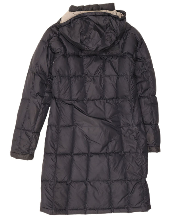 The North Face Abrigo acolchado con capucha para mujer UK 6 XS Azul marino Nylon