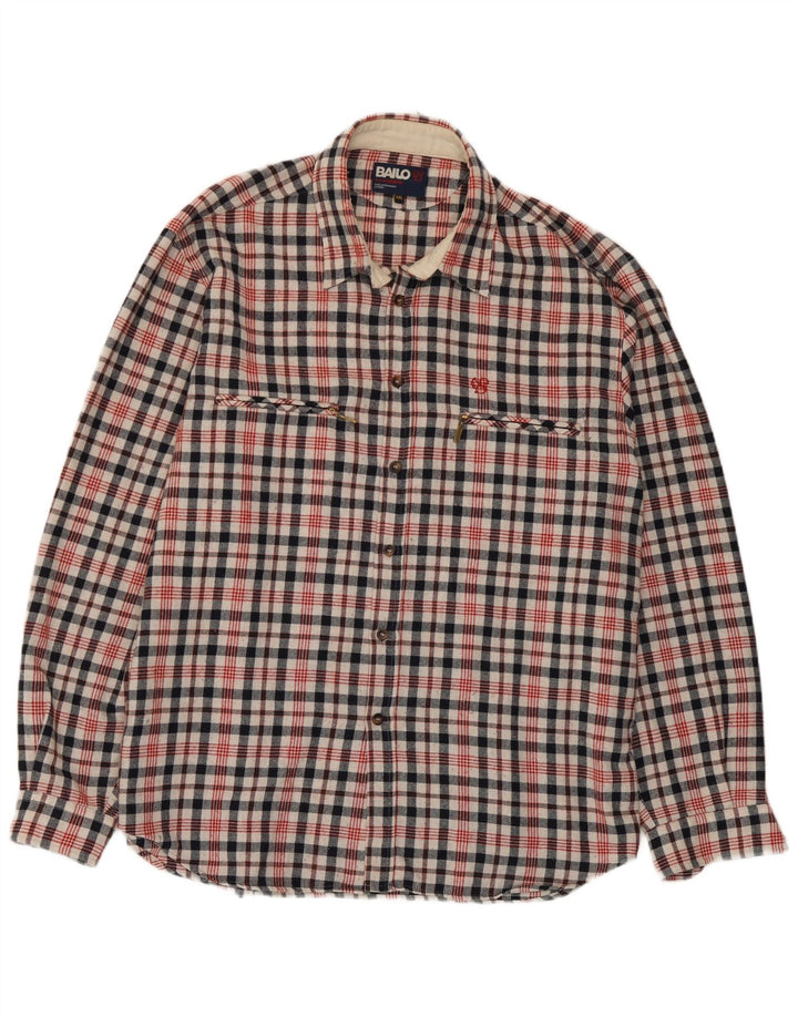 Bailo Camisa De Franela Hombre 2XL Cuadros Multicolor