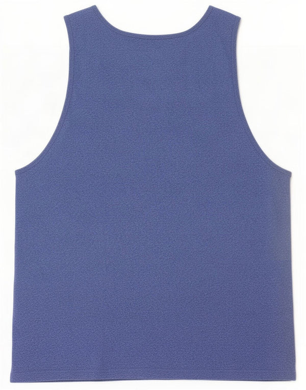 Levi's Mens Graphic Vest Top Large Algodón moteado azul marino