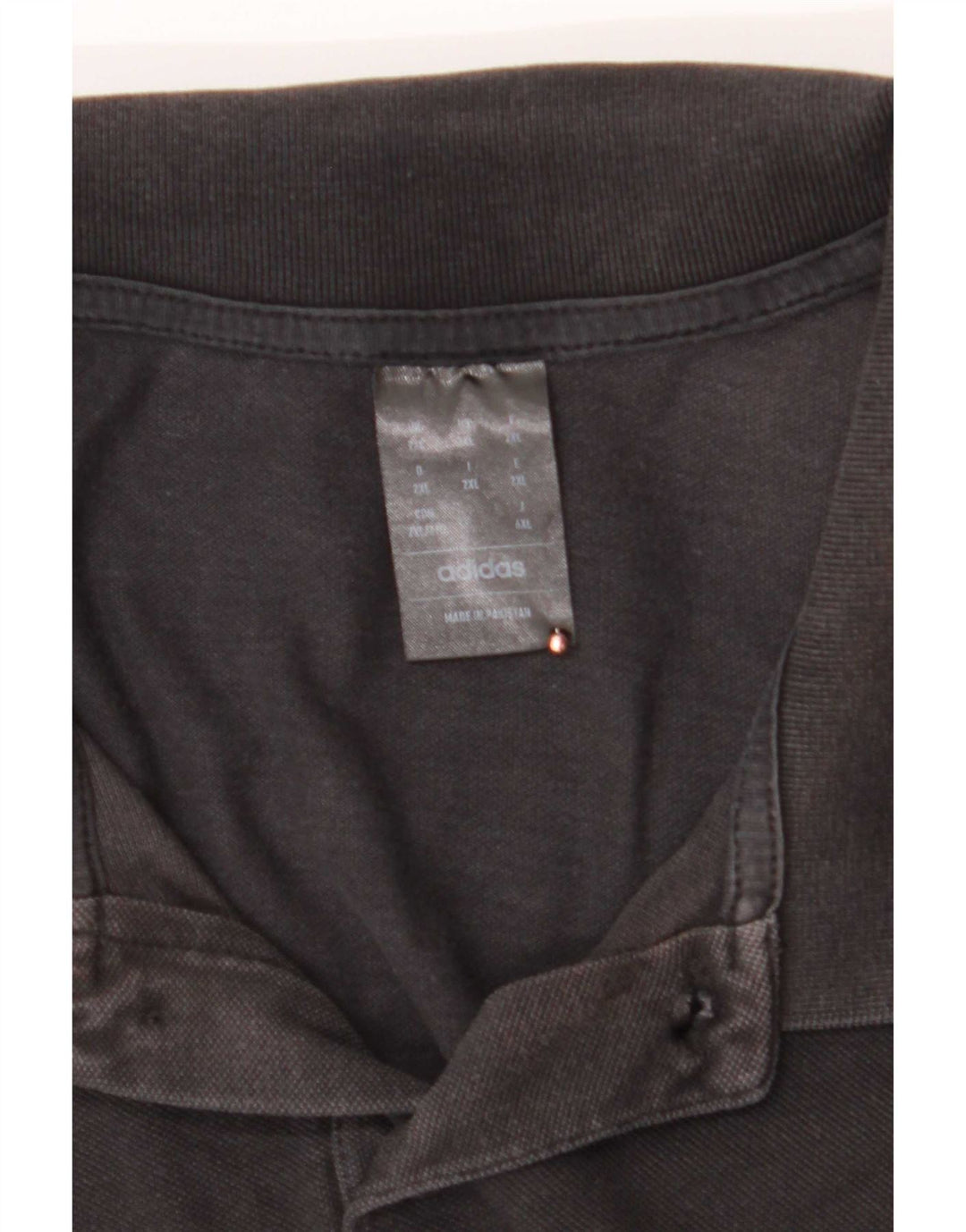 Adidas Polo Hombre 2XL Algodón Negro