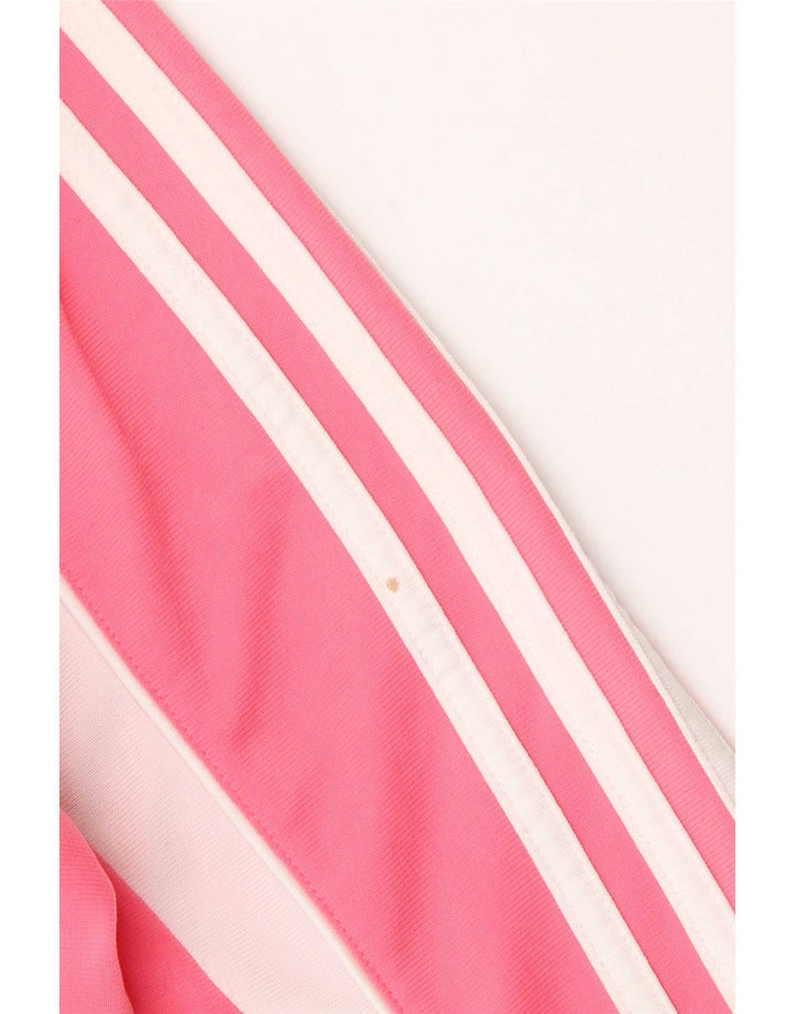 Adidas - Chaqueta de chándal para mujer, talla 10, poliéster rosa pequeño