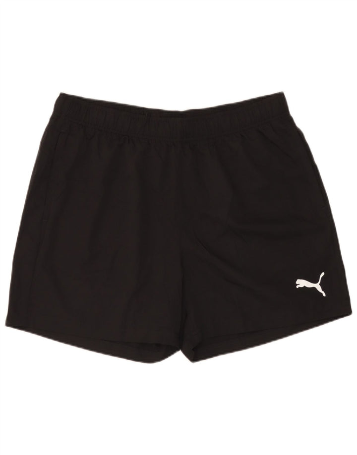 Puma Pantalones cortos deportivos para hombre XL Poliéster negro