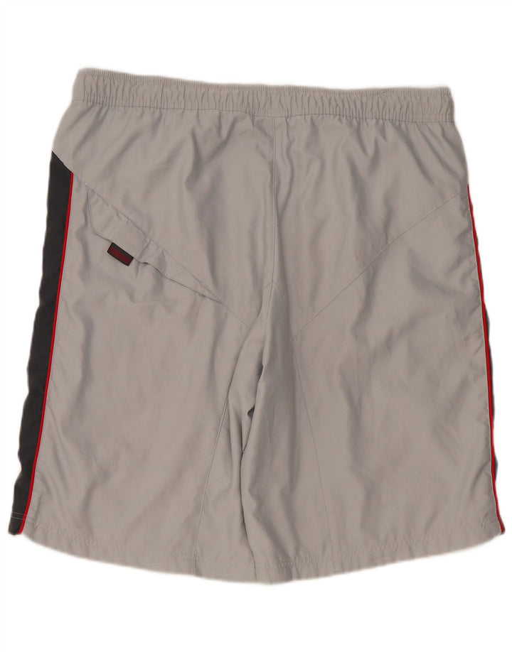 Adidas - Pantalones cortos deportivos para hombre, poliéster, color gris grande