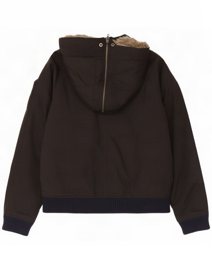 Chaqueta bomber con capucha para hombre Woolrich UK 40 Large Black Colourblock