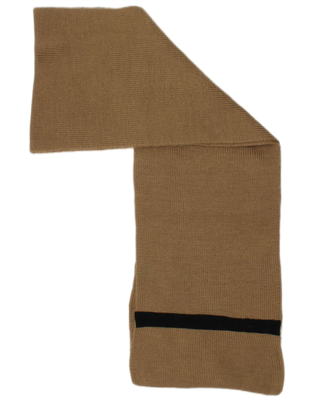 Lee Bufanda rectangular para hombre Talla única Beige Rayas Poliéster Clásico