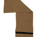 Lee Bufanda rectangular para hombre Talla única Beige Rayas Poliéster Clásico