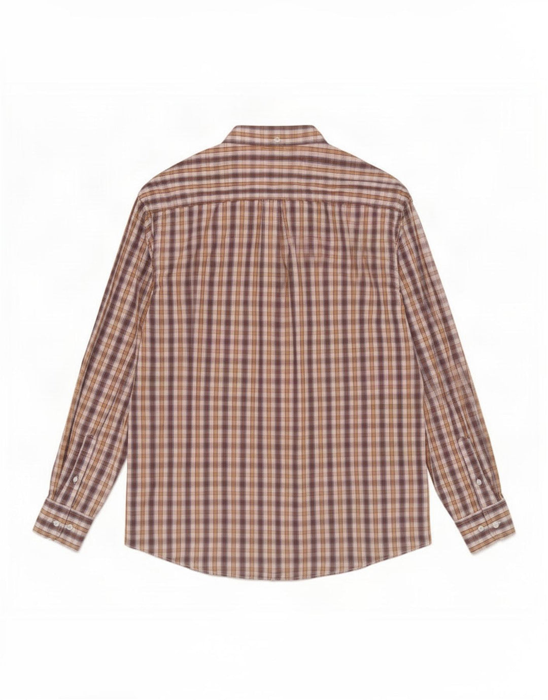Camisa Farah Hombre Cuadros Marrón Grande