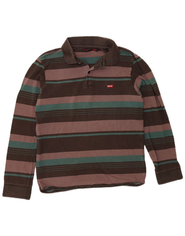 Levi's Polo De Manga Larga De Rayas Multicolor Medio Para Hombre