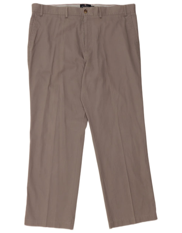 Marks & Spencer Pantalones chinos rectos para hombre W40 L31 Algodón gris