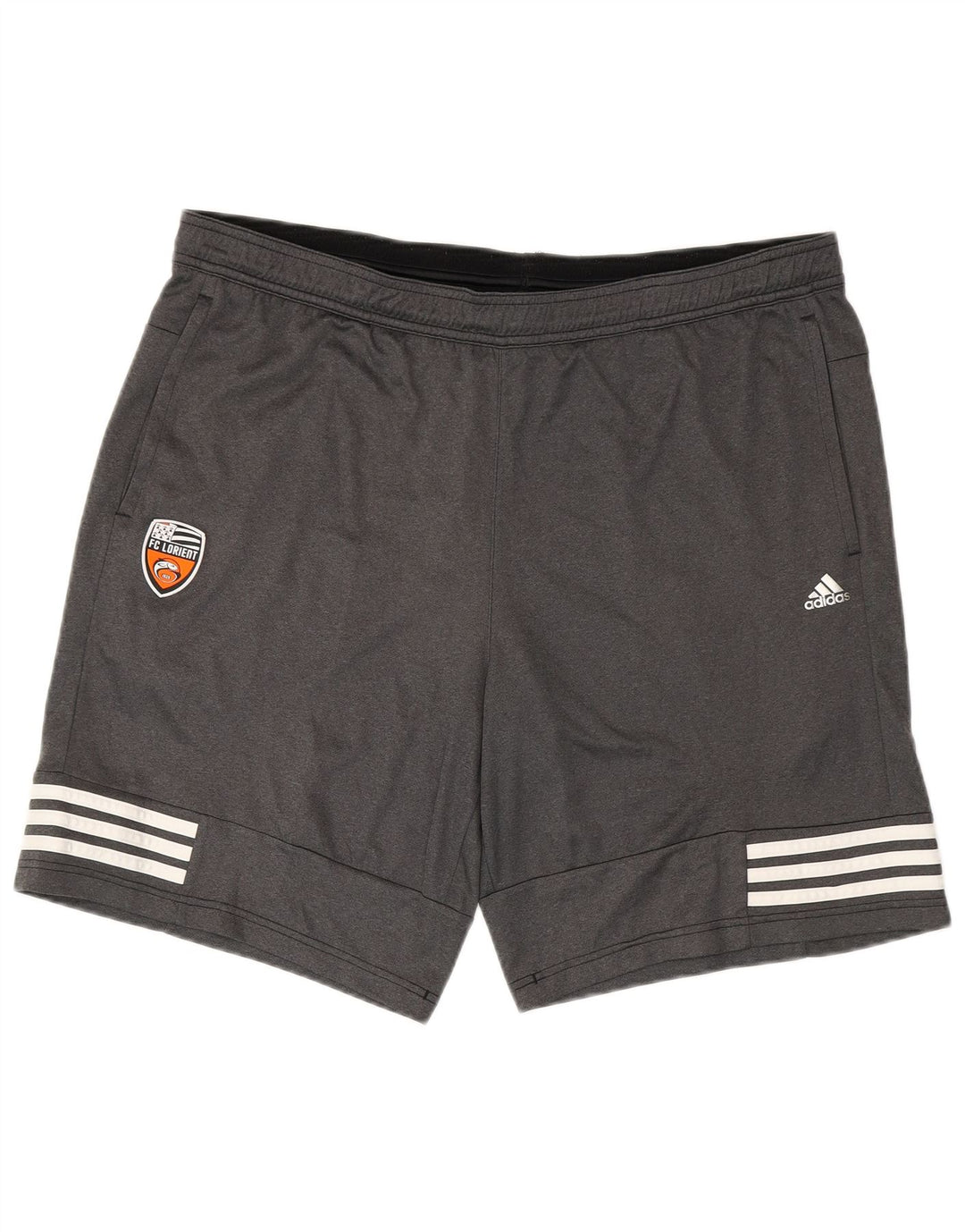 ADIDAS Pantalones cortos deportivos FC Lorient para hombre Poliéster gris grande