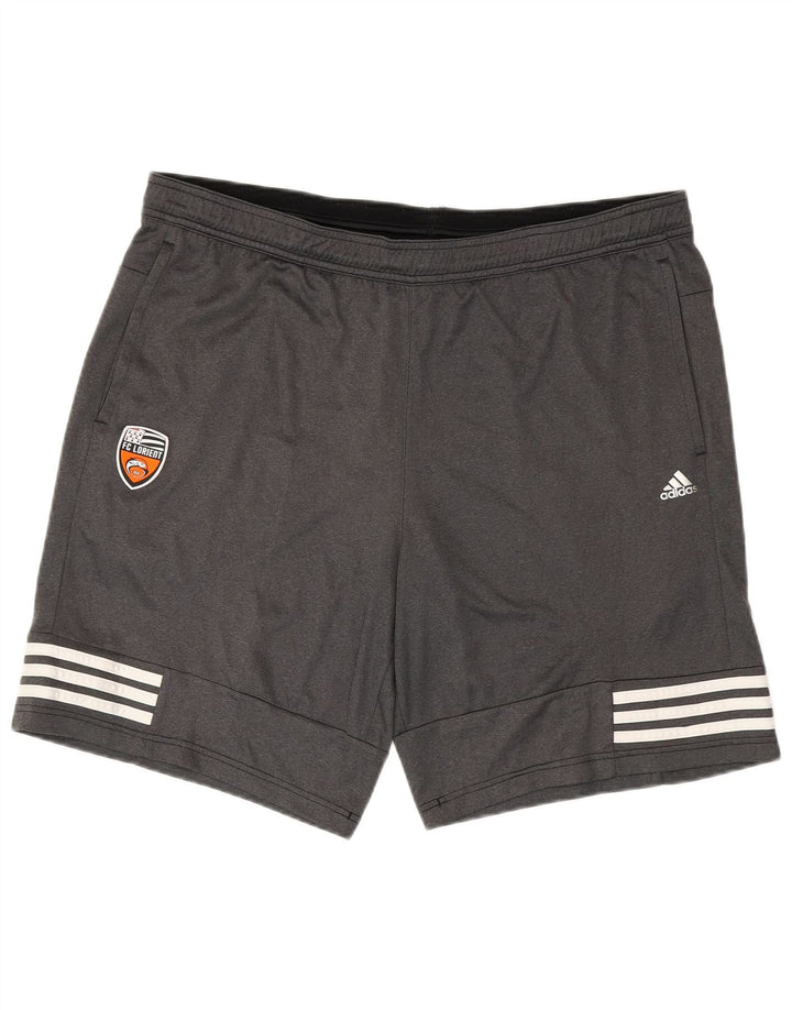 ADIDAS Pantalones cortos deportivos FC Lorient para hombre Poliéster gris grande