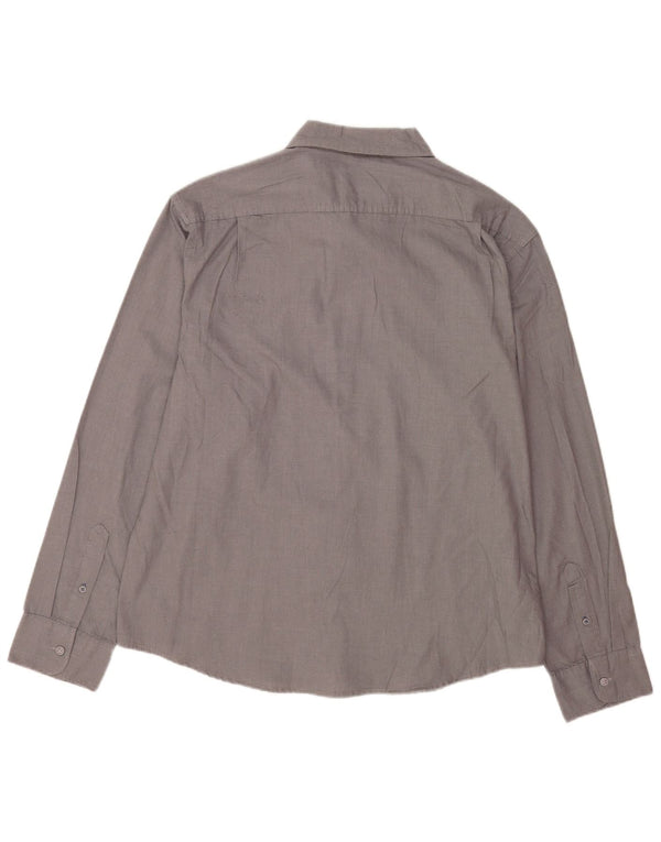 Izod Camisa ajustada de agua salada para hombre 2XL Gris