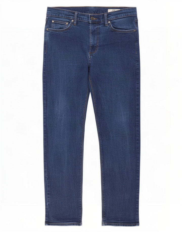 Marks & Spencer Vaqueros ajustados para hombre W36 L31 Algodón azul