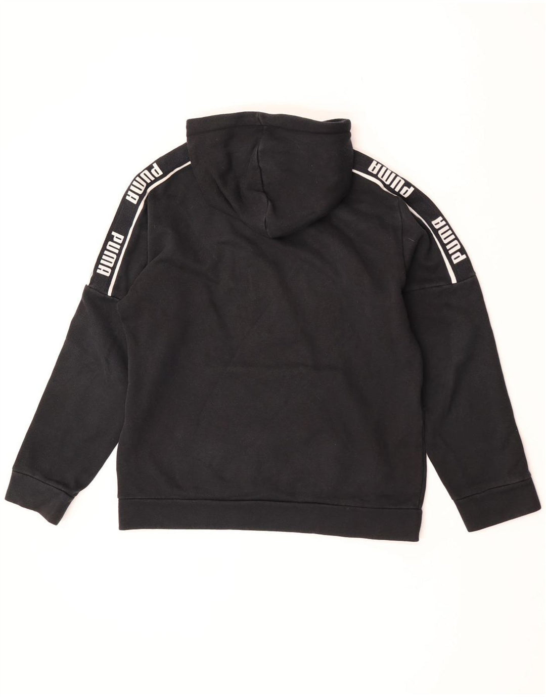 Puma Hombre Sudadera Con Capucha Gráfica Jersey De Algodón Negro Mediano