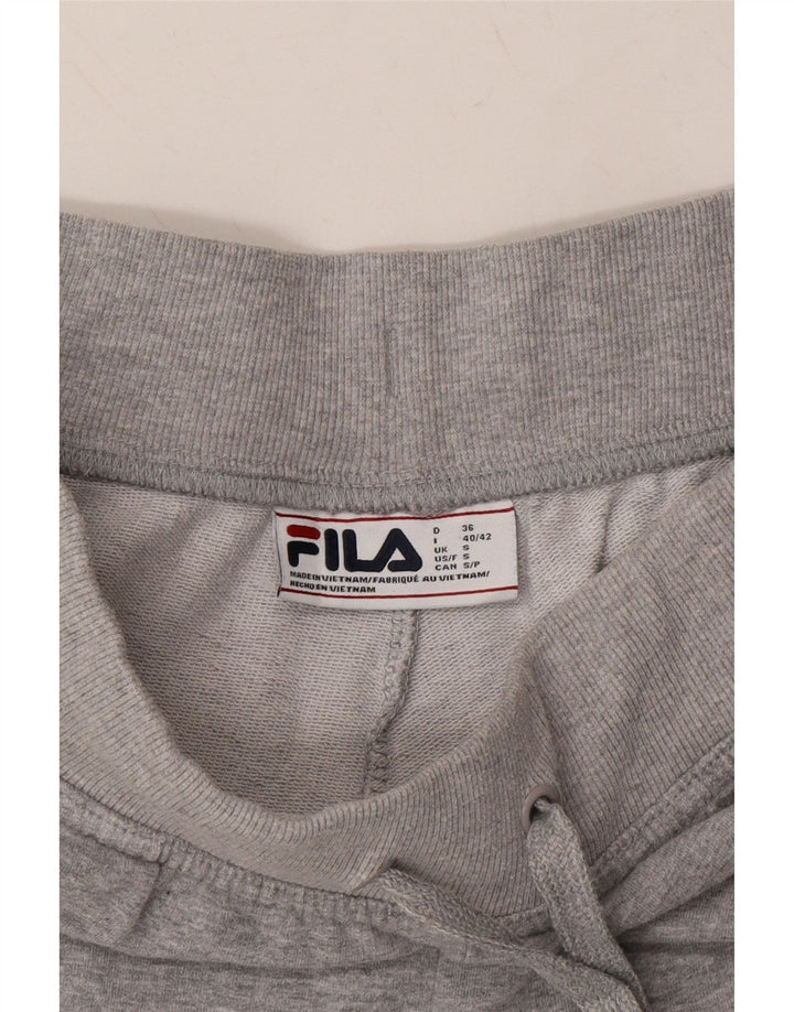 FILA Mens Tracksuit Trousers Joggers Small Grey Cotton Vintage Fila and Second-Hand Fila from Messina Hembry 
